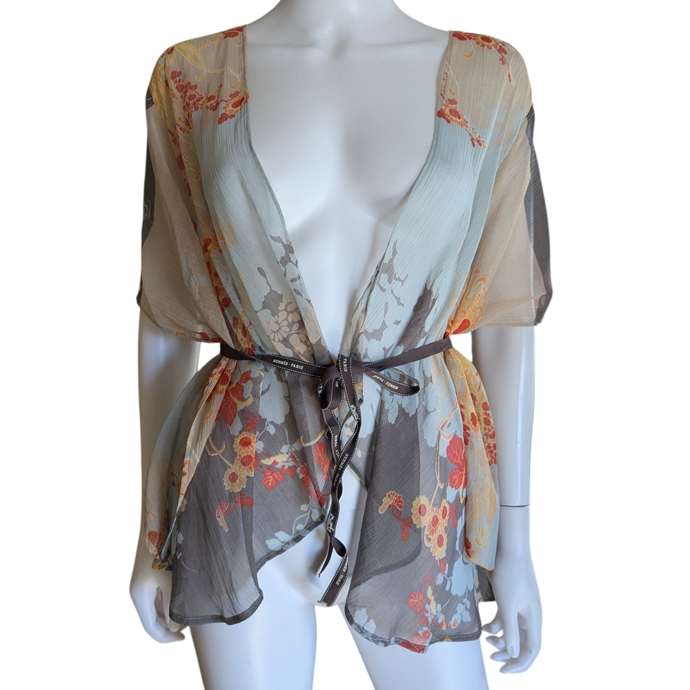 Kimchi Blue Sheer Floral Kimono